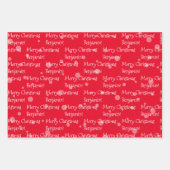 Eigen kerstpapier (3 vellen) inpakpapier vel (Voorkant)