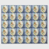 Eigen kerstpapier met kerstinkt cadeaupapier (Vlak)