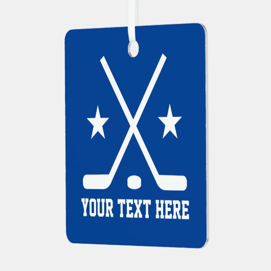 Eigen kerstsieruithoeksport metalen ornament (Voorkant links)