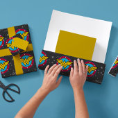 Eigen kerstsnowflake voor Wonder Cadeaupapier