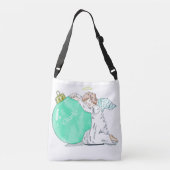 Eigen kersttasjes crossbody tas (Achterkant)