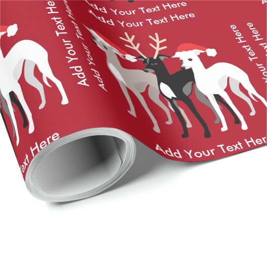 Eigen kersttekst en kleur cadeaupapier (Rol Hoek)