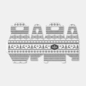 Eigen kersttrui met zwarte kerst bedankdoosjes (Uitgevouwen)