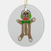 Eigen kerstversiering keramisch ornament (Links)