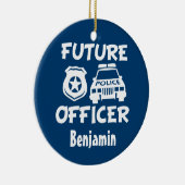 Eigen kerstversiering voor toekomstige baby Baby Keramisch Ornament (Rechts)