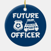 Eigen kerstversiering voor toekomstige baby Baby Keramisch Ornament (Achterkant)