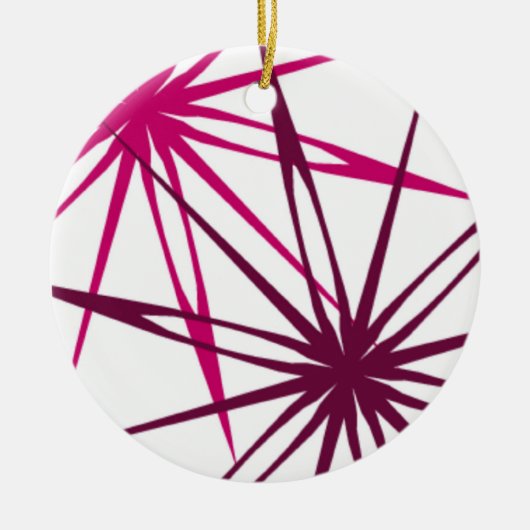Eigen kerstversieringen voor ontwerper keramisch ornament (Voorkant)