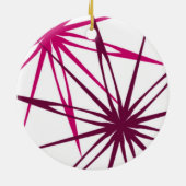 Eigen kerstversieringen voor ontwerper keramisch ornament (Achterkant)