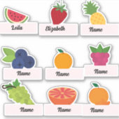 Eigen kinderen, eigen fruitstickers sticker (Voorkant)