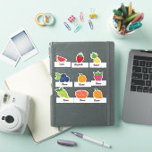 Eigen kinderen, eigen fruitstickers sticker (iPad Cover)