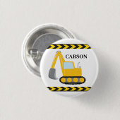 Eigen kinderen van afgelopen dag in de vorm van ee ronde button 3,2 cm (Voorkant /achterkant)