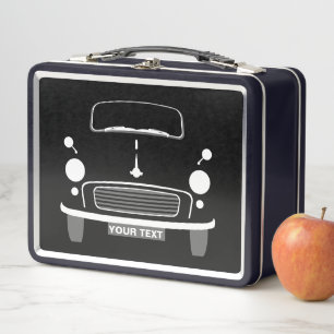 Eigen klassieke Morris-lunchbox voor kleine auto's