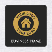 Eigen kleding voor zakelijk Logo en tekstweefsel Labels (Design 1)