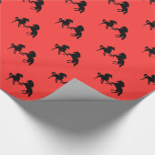 Eigen kleuren — Papierpaarden combineren Cadeaupapier (Hoek)