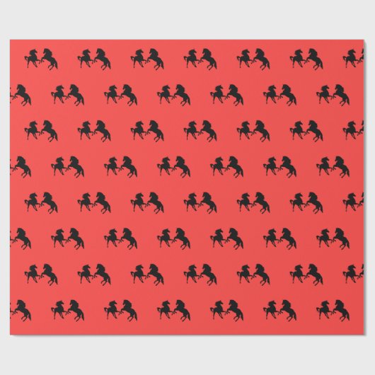 Eigen kleuren — Papierpaarden combineren Cadeaupapier (Vlak)