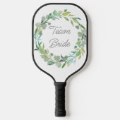 Eigen kleurendrikings bruinbruid pickleball paddle (Voorkant)
