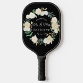 Eigen kleurhuwelijk - Ivory Black Pickleball Paddle (Voorkant)