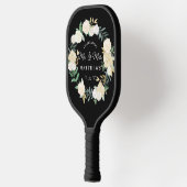 Eigen kleurhuwelijk - Ivory Black Pickleball Paddle (Links)