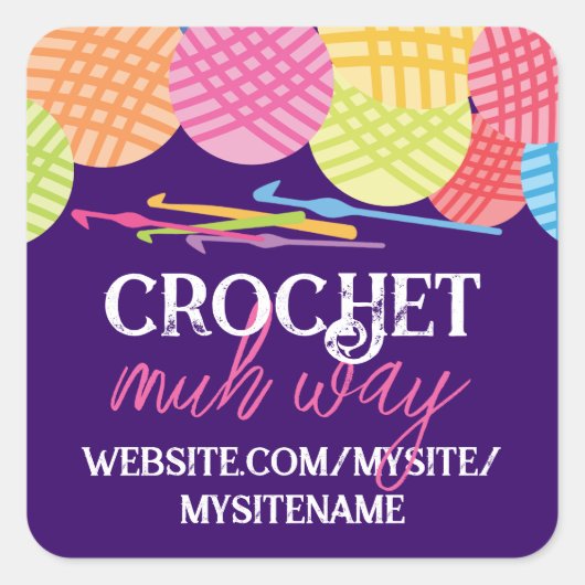 Eigen kleurkogels van etiketten met haakhaken van  (Voorkant)