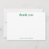 Eigen kleurrijk Vrijgezellenfeest voor Floral Groe Bedankkaart (Voorkant)