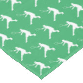 Eigen kleurtennisspeler silhouette tablecloths tafelkleed (Gekanteld)