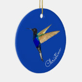 Eigen kolibrie keramisch ornament (Rechts)