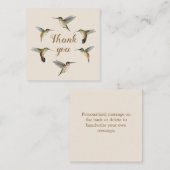 Eigen kolieren notitiekaartje (Voorkant / Achterkant)