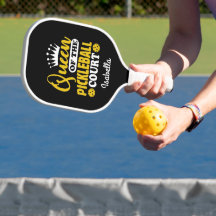 Eigen koningin van de Pickleball Court