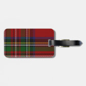 Eigen koninklijk stewart tartan Bagagelabel (Achterkant horizontaal)