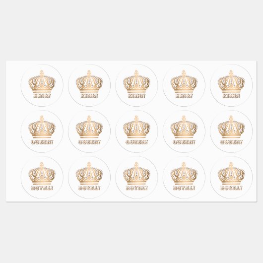 Eigen koninklijke labels (Vel)