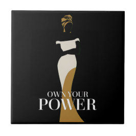 Eigen kracht: een portret van vertrouwen en genade tegeltje