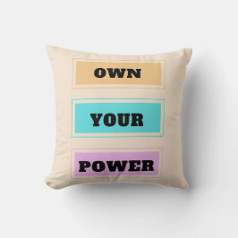 Eigen kracht kussen