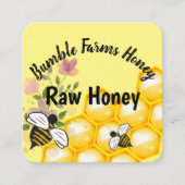 Eigen label Apiary RAW HONEY (Voorkant)