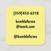 Eigen label Apiary RAW HONEY (Achterkant)