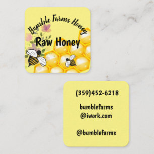 Eigen label Apiary RAW HONEY