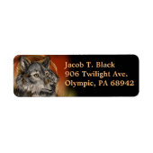 Eigen label Golden Gaze Wolf (Voorkant)
