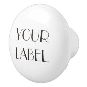 Eigen label keramische knop (Rechts)