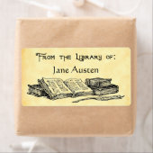 Eigen label "Library of" Books (Insitu)