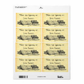 Eigen label "Library of" Books (Full Sheet)