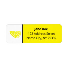 Eigen label retouradres