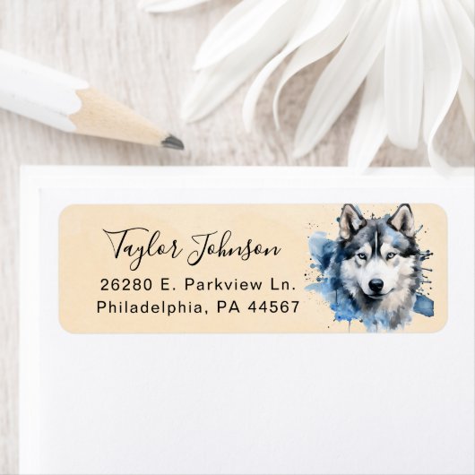 Eigen label retouradres (Insitu)