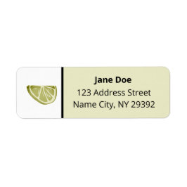 Eigen label retouradres