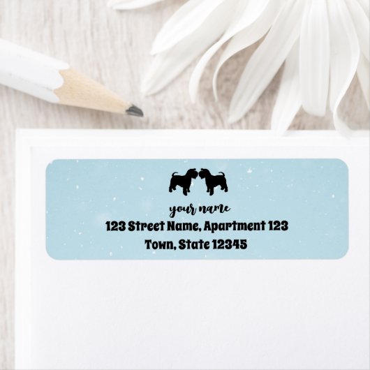 Eigen label twee mini Schnauzer Return (Insitu)