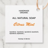 Eigen label voor bedrijfspromo-Logo - Label ophang (Achterkant)