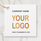 Eigen label voor bedrijfspromo-Logo - Label ophang (Voorkant)