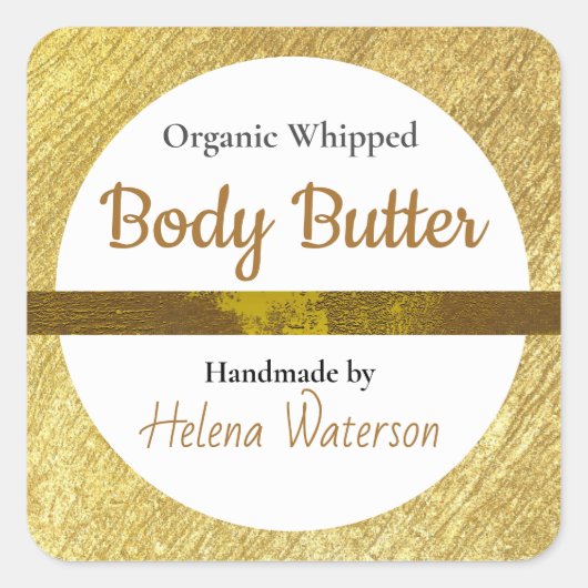 Eigen label voor Gold Body Butter Office-voorraad