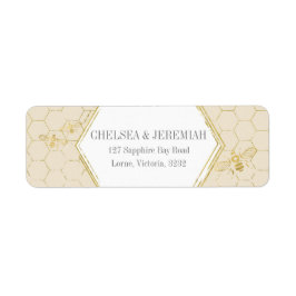 Eigen label voor honingbijen crème Gold
