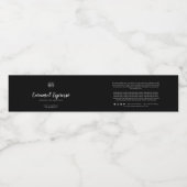 Eigen label voor ingrediënten voor kleurstofschrij waterfles etiket (Enkel label)