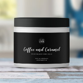 Eigen label voor kleurenscript en schrijfmachine waterfles etiket