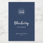 Eigen label voor kleurenscript en schrijfmachine wijn etiket (Enkel label)